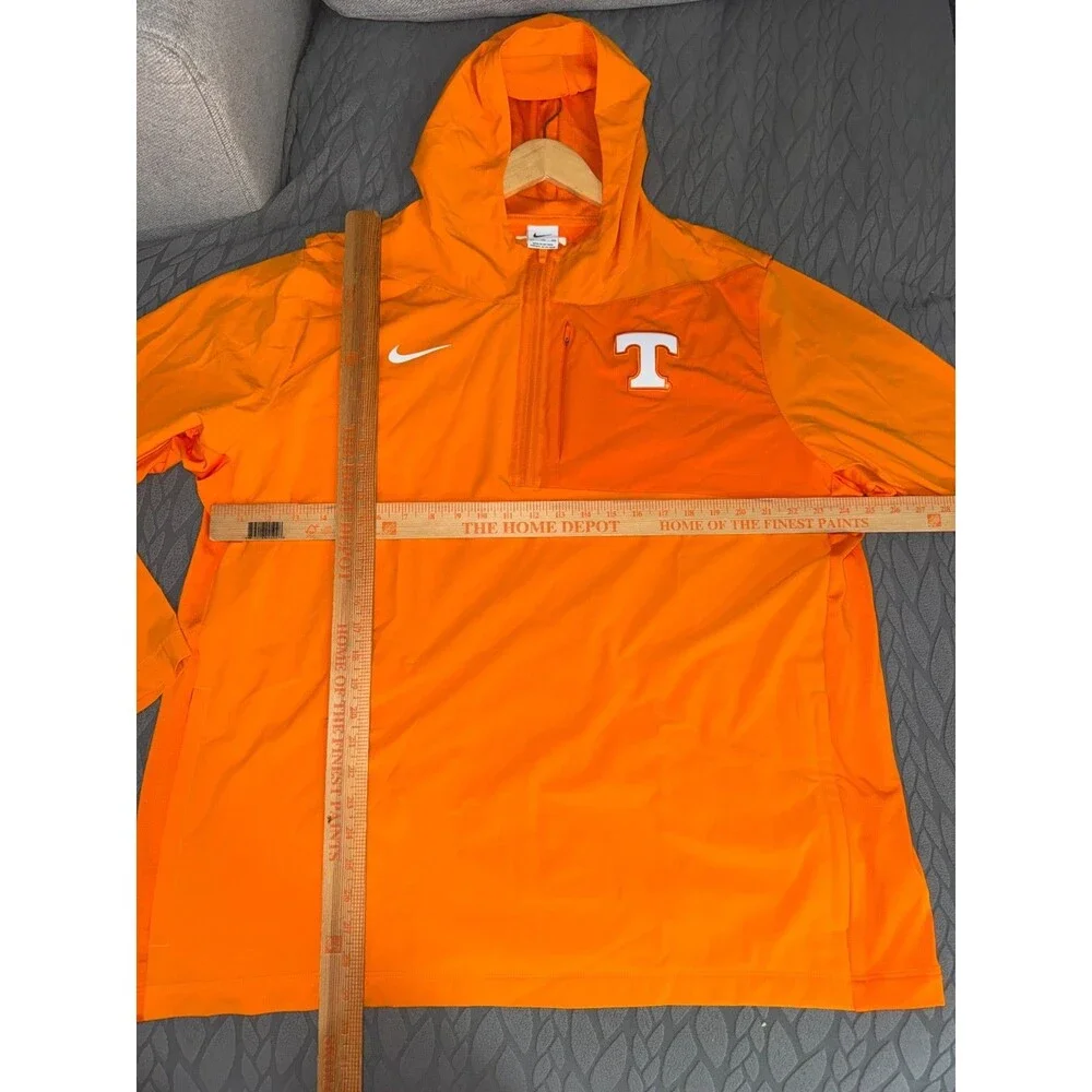 Men's 2XL Nike Tennessee Volunteers Team Issue PE Pregame 1/4 Zip Hooded Jacket